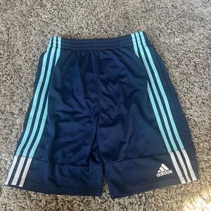 Excellent condition blue adidas shorts